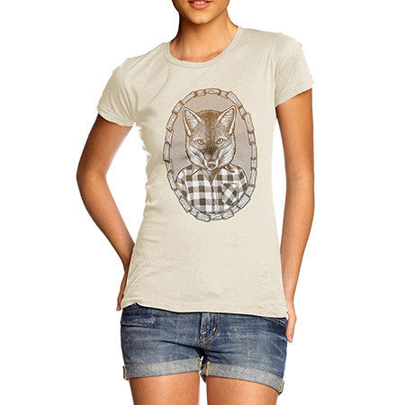 Women's Mr Fox In Flannel T-Shirt