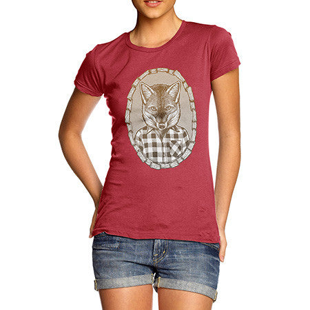 Women's Mr Fox In Flannel T-Shirt