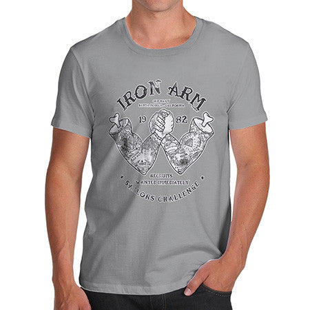 Men's Iron Arm Sailor Arm Wrestle T-Shirt