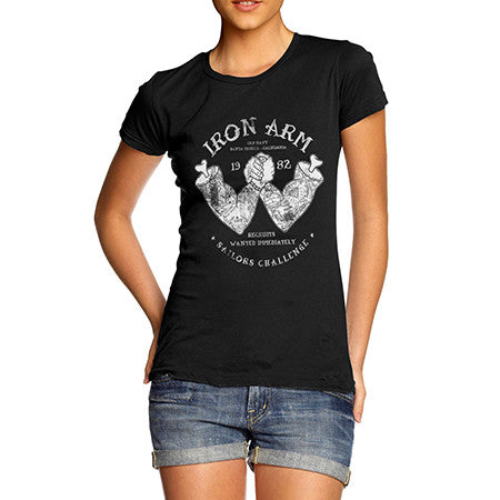 Women's Iron Arm Sailor Arm Wrestle T-Shirt