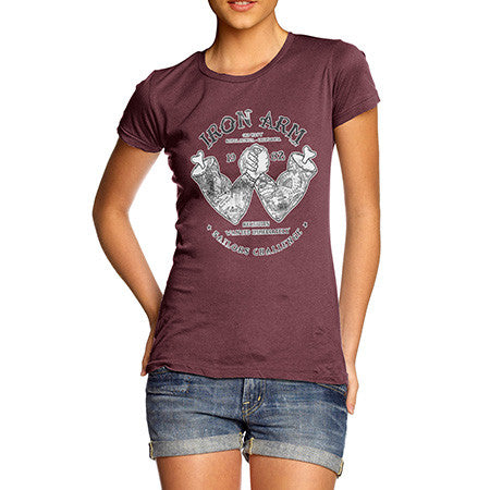 Women's Iron Arm Sailor Arm Wrestle T-Shirt