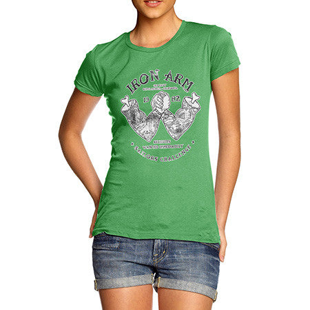 Women's Iron Arm Sailor Arm Wrestle T-Shirt