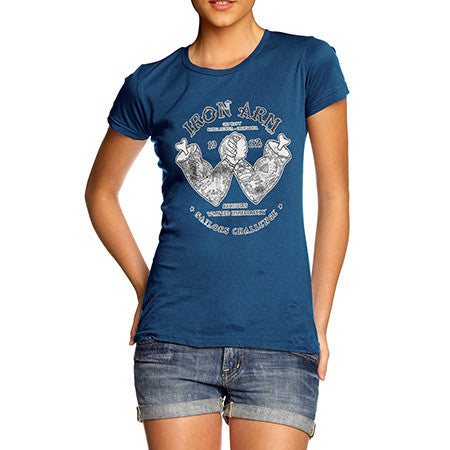 Women's Iron Arm Sailor Arm Wrestle T-Shirt