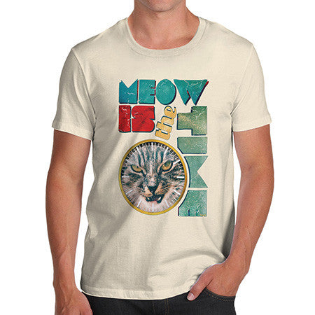 Men's The Time Is Meow T-Shirt