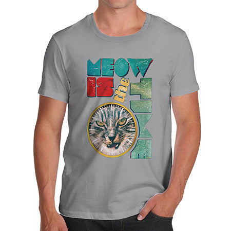 Men's The Time Is Meow T-Shirt