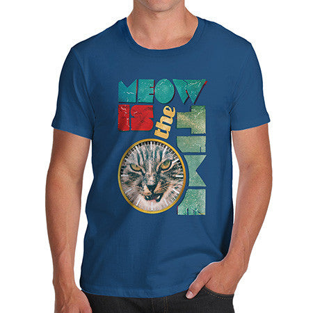 Men's The Time Is Meow T-Shirt