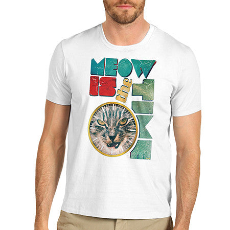 Men's The Time Is Meow T-Shirt