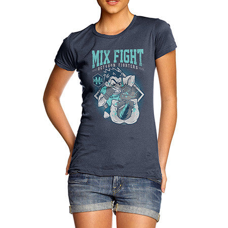 Women's Mixed Fighting Octagon Fighters T-Shirt