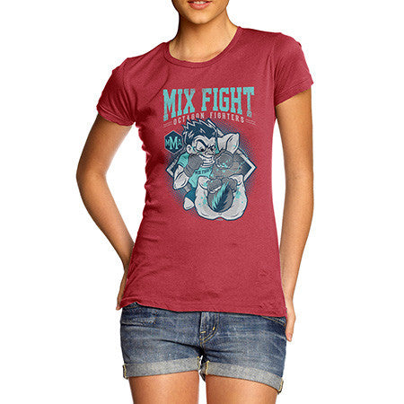 Women's Mixed Fighting Octagon Fighters T-Shirt