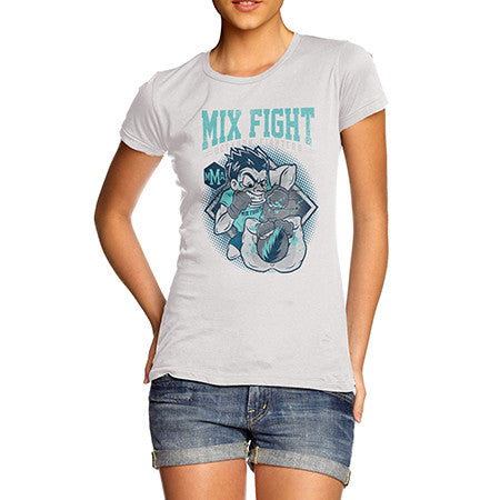 Women's Mixed Fighting Octagon Fighters T-Shirt