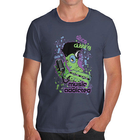 Men's Music Addicted To Disco T-Shirt