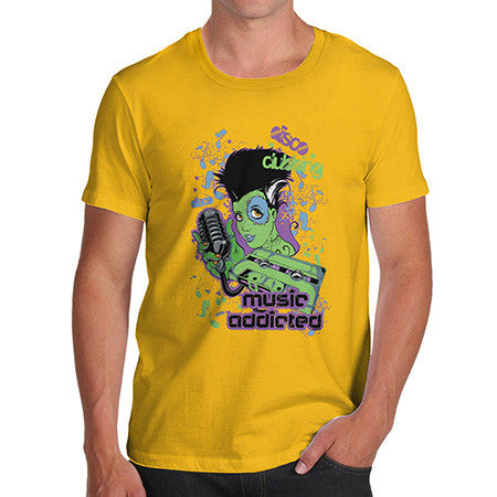 Men's Music Addicted To Disco T-Shirt