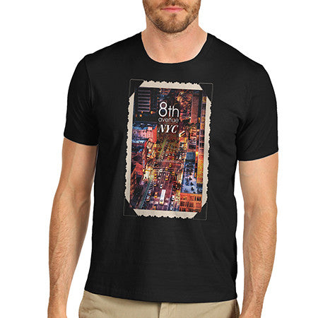 Men's 8th Avenue NYC New York  T-Shirt