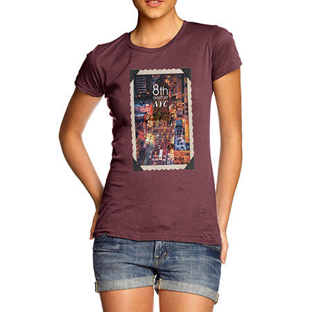 Women's 8th Avenue NYC New York  T-Shirt