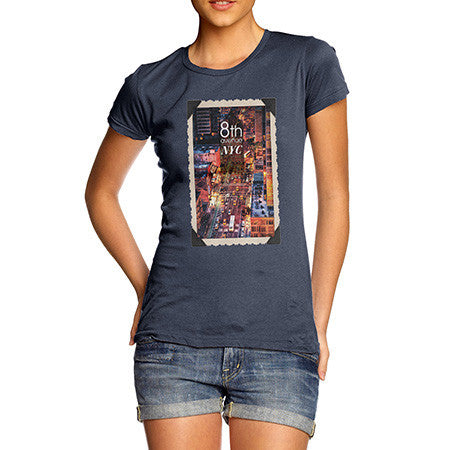 Women's 8th Avenue NYC New York  T-Shirt