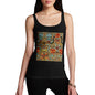 Women's Vintage Peacock Pattern Tank Top