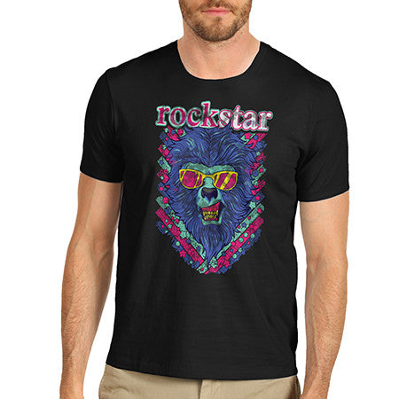 Men's Rock star Lion T-Shirt