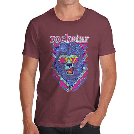 Men's Rock star Lion T-Shirt