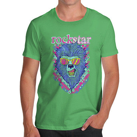 Men's Rock star Lion T-Shirt