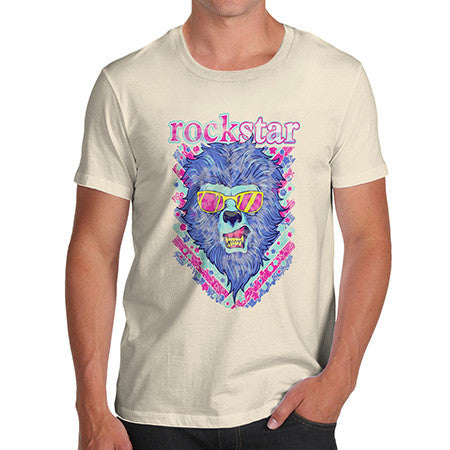 Men's Rock star Lion T-Shirt