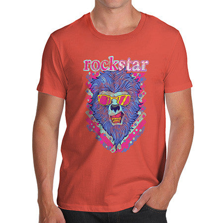 Men's Rock star Lion T-Shirt