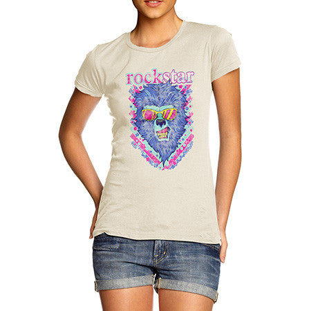 Women's Rock star Lion T-Shirt