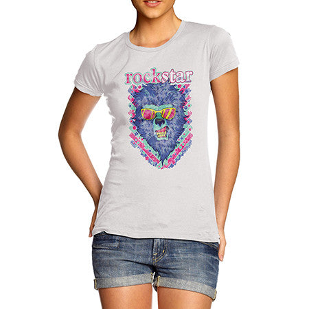 Women's Rock star Lion T-Shirt