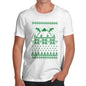 Men's Ski Ugly Christmas Sweater T-Shirt