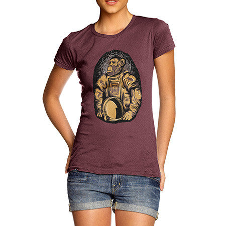 Women's Astronaut Monkey T-Shirt