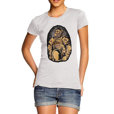 Women's Astronaut Monkey T-Shirt