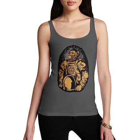 Women's Astronaut Monkey Tank Top