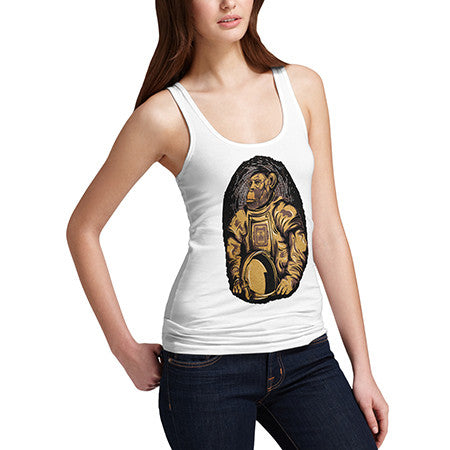 Women's Astronaut Monkey Tank Top