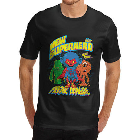 Men's Superhero's The Freak League T-Shirt