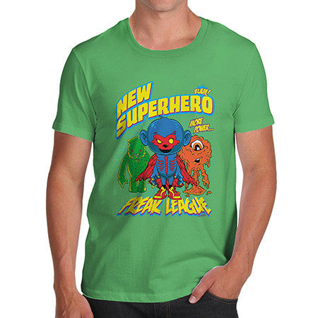 Men's Superhero's The Freak League T-Shirt