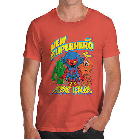 Men's Superhero's The Freak League T-Shirt