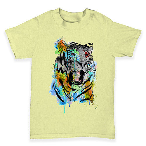 Rainbow Tiger Baby Toddler T-Shirt