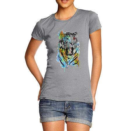 Women's Rainbow Tiger T-Shirt