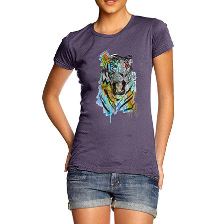 Women's Rainbow Tiger T-Shirt