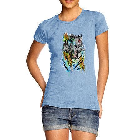 Women's Rainbow Tiger T-Shirt