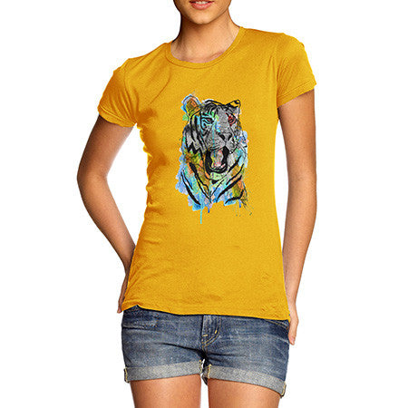 Women's Rainbow Tiger T-Shirt