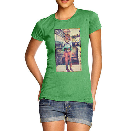 Women's Tiger Head T-Shirt