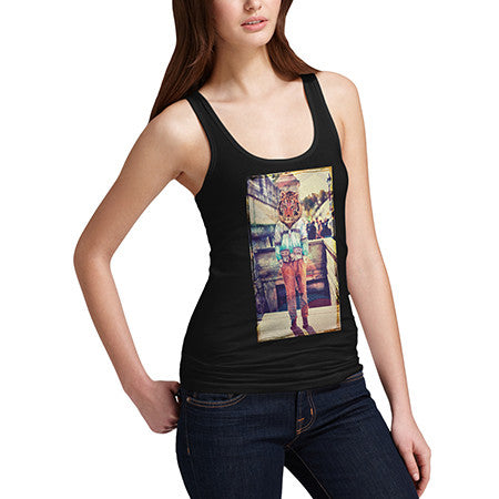 Women's Tiger Head Tank Top