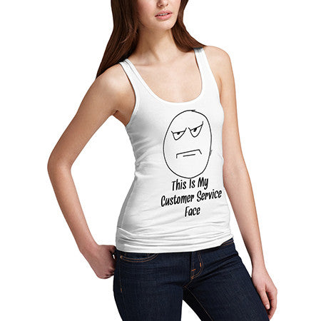 Women's My Customer Service Face Tank Top