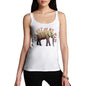 Women's Get Out Of My Way Marching Elephant Tank Top