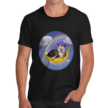 Men's Banana Rainbow Cat T-Shirt
