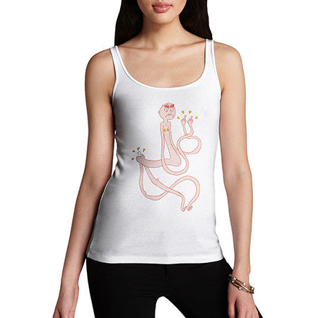 Women's Weird Creepy Man Tank Top