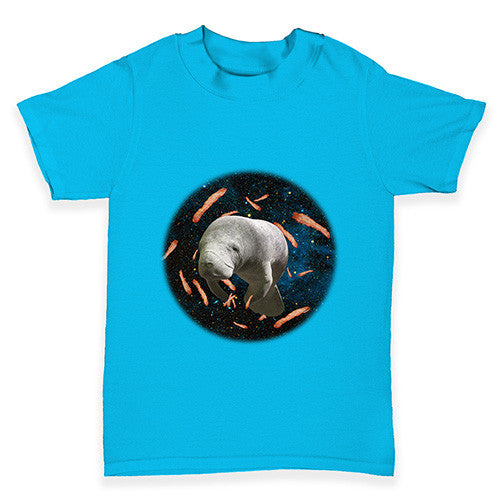 Space Bacon Manatee Baby Toddler T-Shirt