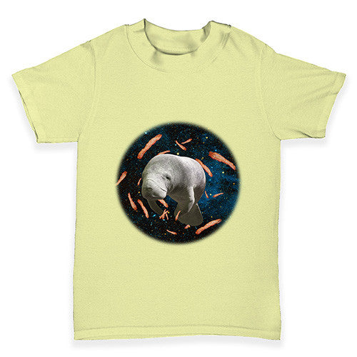 Space Bacon Manatee Baby Toddler T-Shirt