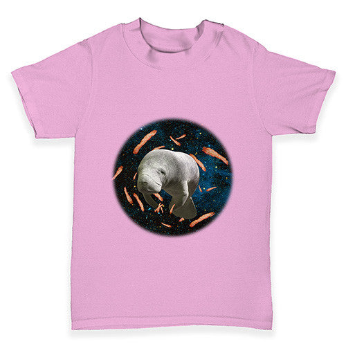 Space Bacon Manatee Baby Toddler T-Shirt