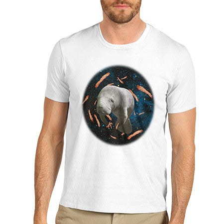 Men's Space Bacon Manatee T-Shirt